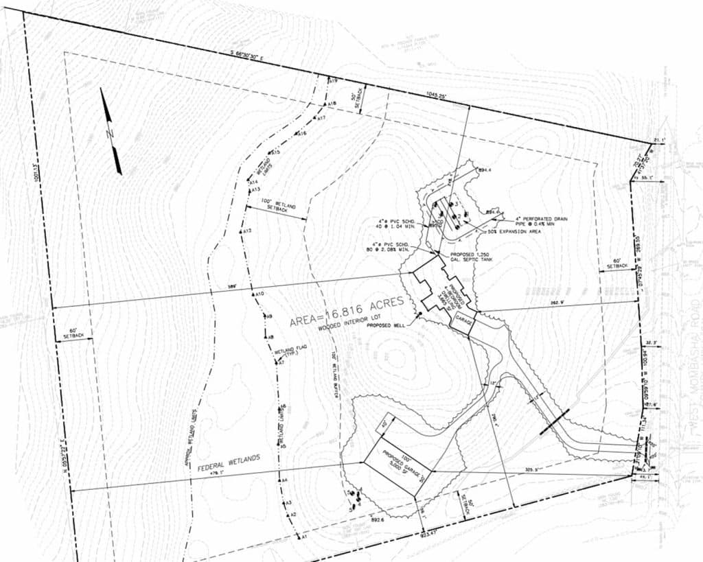 Image of Residential Plot Plans MJS Engineering & Land Surveying, PC